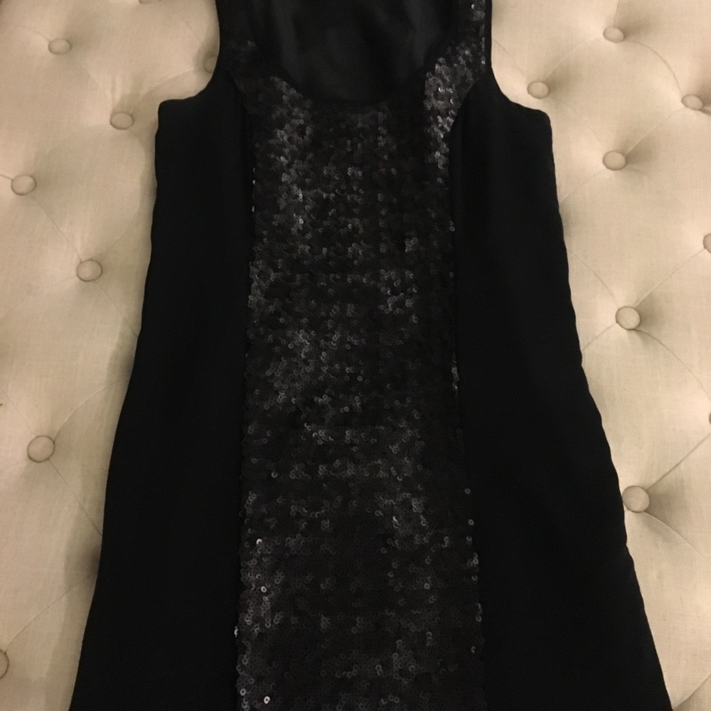 black sparkle dress